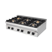 gaz Stove - 44kW - 6 Burners - Unninox - image 2