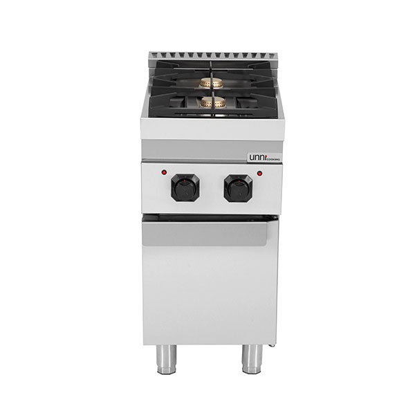 gaz stove with portes – 13kW – 2 Burners - G70C10K - Unninox - image 3