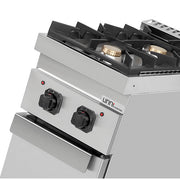 gaz stove with portes – 13kW – 2 Burners - G70C10K - Unninox - image 4