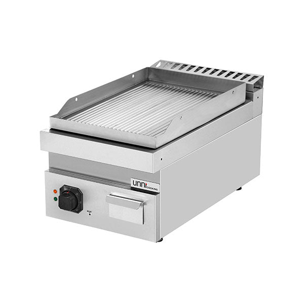Griddle plate - GROOVED - E70GP10B+G - Unninox - image 2