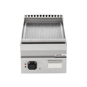 Griddle plate - GROOVED - E70GP10B+G - Unninox - image 3