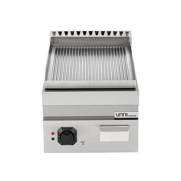 Griddle plate - GROOVED - E70GP10B+G - Unninox - image 3