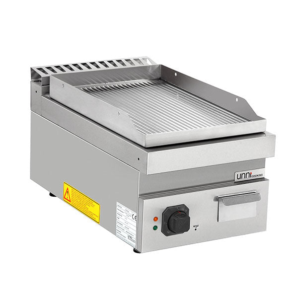 Griddle plate - GROOVED - E70GP10B+G - Unninox