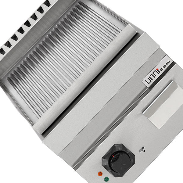 Griddle plate - GROOVED - E70GP10B+G - Unninox - image 6