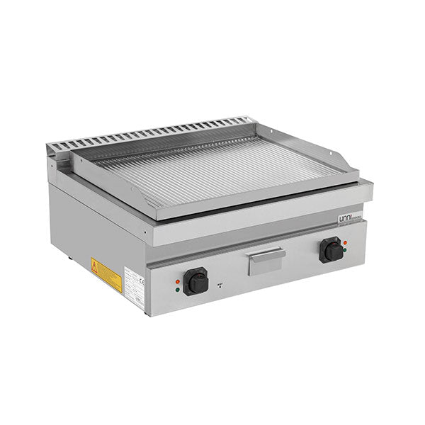 électrique Griddle – Grooved – E70GP20B+G - Unninox