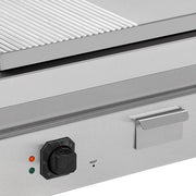 électrique Griddle – 1/2 Smooth + 1/2 Grooved – E70GP20B+GS - Unninox - image 4