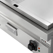 électrique Griddle – 1/2 Smooth + 1/2 Grooved – E70GP20B+GS - Unninox - image 5