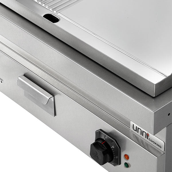 électrique Griddle – 1/2 Smooth + 1/2 Grooved – E70GP20B+GS - Unninox - image 5