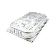 Récipient gastronorm 1/1 GN en acier inoxydable perforé, profondeur 6,5 cm, de la marque Maxima, adapté à la cuisine professionnelle
