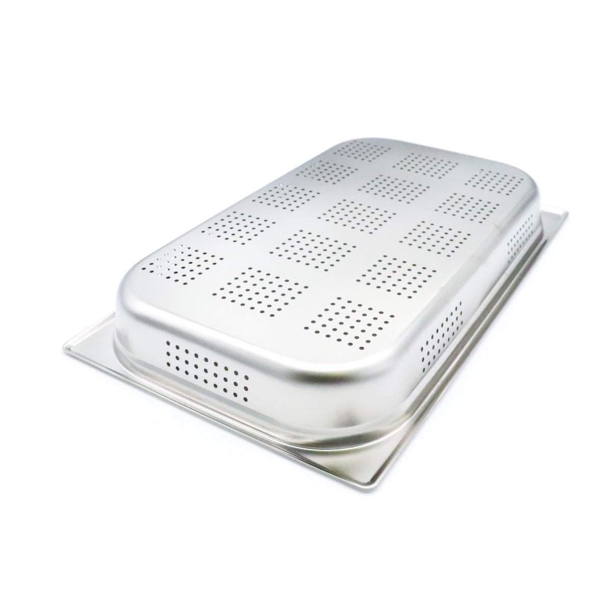 Récipient gastronorm - 1/1 GN - profondeur 6,5 cm - acier inoxydable - perforé