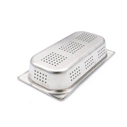 Récipent gastronorm 1/3 GN en acier inoxydable perforé, profondeur 6,5 cm, conçu par Maxima pour la cuisine professionnelle