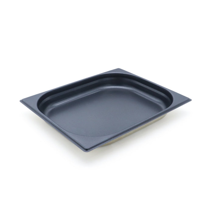Récipient gastronorm Maxima 1/2 GN, bac antiadhésif, profondeur 4 cm, utilisé pour la cuisine professionnelle.