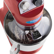 Mixer planétaire - 7 L - jusqu'à  2kg de pâte - rouge framboise