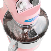 Mixer planétaire - 7 L - jusqu'à 2 kg de pâte - rose