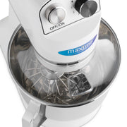 Mixer planétaire - 7 L - jusqu'à 2 kg de pâte - blanc