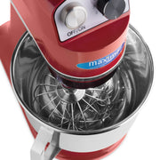 Mixer planétaire - 7 L - jusqu'à  2kg de pâte - rouge framboise