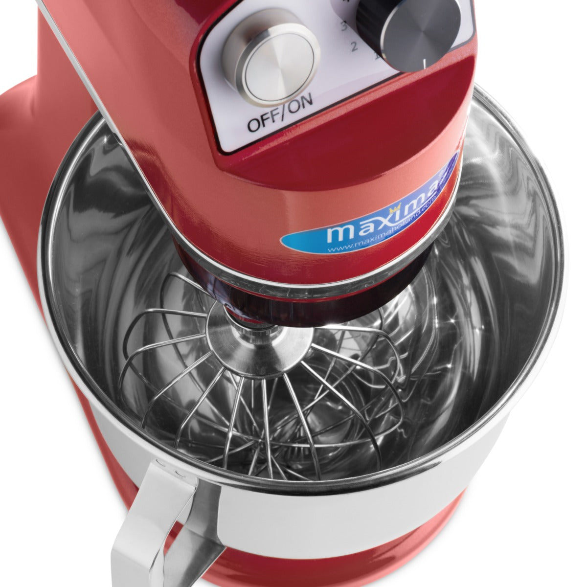 Mixer planétaire - 7 L - jusqu'à  2kg de pâte - rouge framboise
