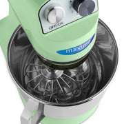 Mixer planétaire - 7 L - jusqu'à 2 kg de pâte - vert