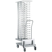 Chariot et chargeur amovible, pour 54 assiettes (ø 300 mm), four 20x GN 1/1 (espace 74 mm)