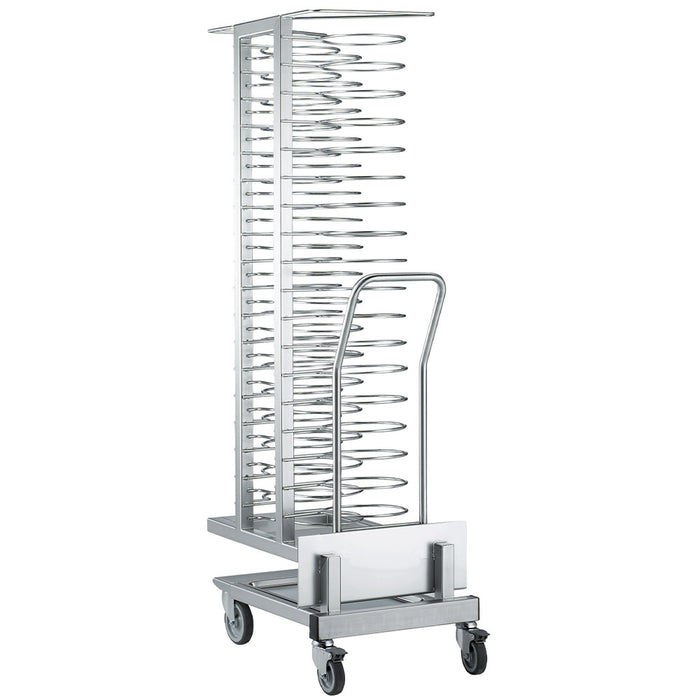 Chariot et chargeur amovible, pour 54 assiettes (ø 300 mm), four 20x GN 1/1 (espace 74 mm)