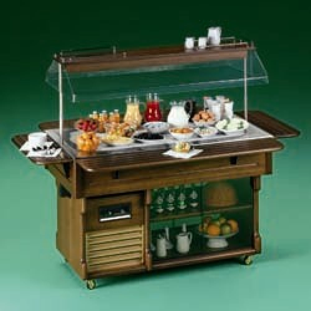 Buffet avec TOP réfrigéré 4 GN 1/1