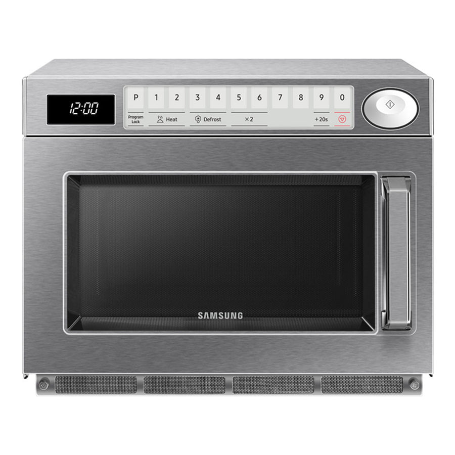 Micro-ondes professionnel Diamond en inox, numérique, programmable, 1850 W, capacité de 26 litres, écran digital.
