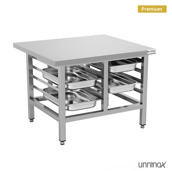Stand For Oven 900x800xH700mm - Unninox