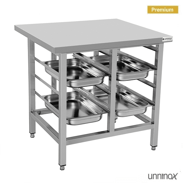 Stand For Oven 900x800xH900mm - Unninox