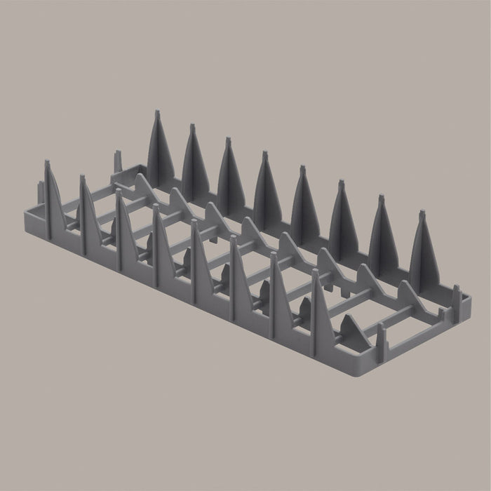 Support 8 assiettes Ø240 mm, paniers 400x400 mm