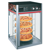 Vitrine chauffante à poser, 4 grilles rotatives