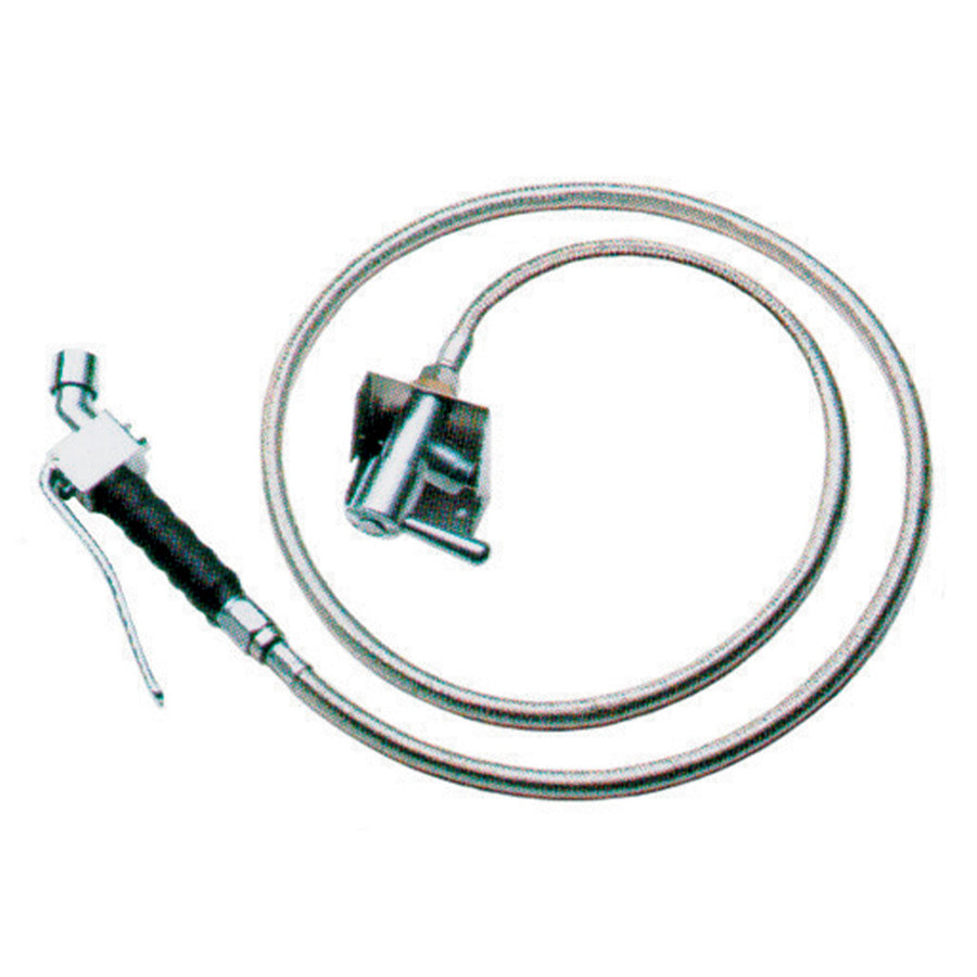 Douchette pour four Diamond, fixation latérale, accessoire de cuisson pour tous modèles, en plastique noir avec éléments métalliques.