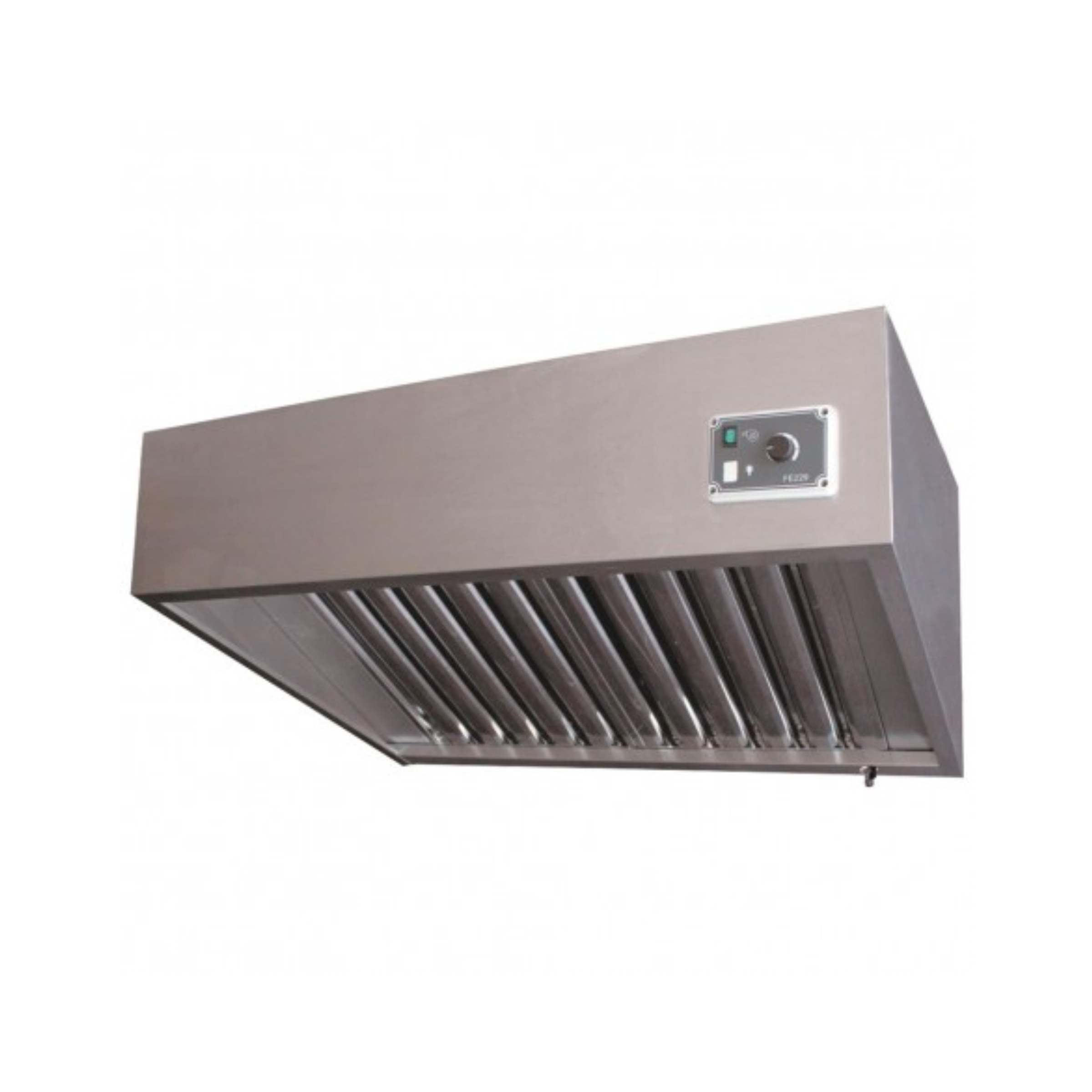Kaer Cometa Cubic Wall-Mounted Professional Hood - AISI 430 Stainless Steel - 95x100x40cm