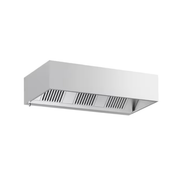 Kaer Cometa Cubic Wall-Mounted Hood - AISI 430 Stainless Steel - 95x200x40cm