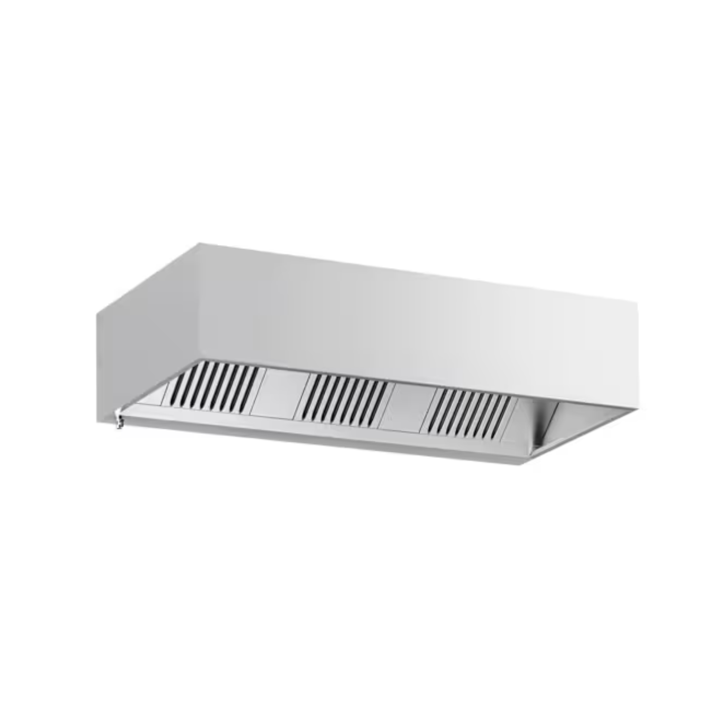 Kaer Cometa Cubic Wall-Mounted Hood - AISI 430 Stainless Steel - 95x200x40cm