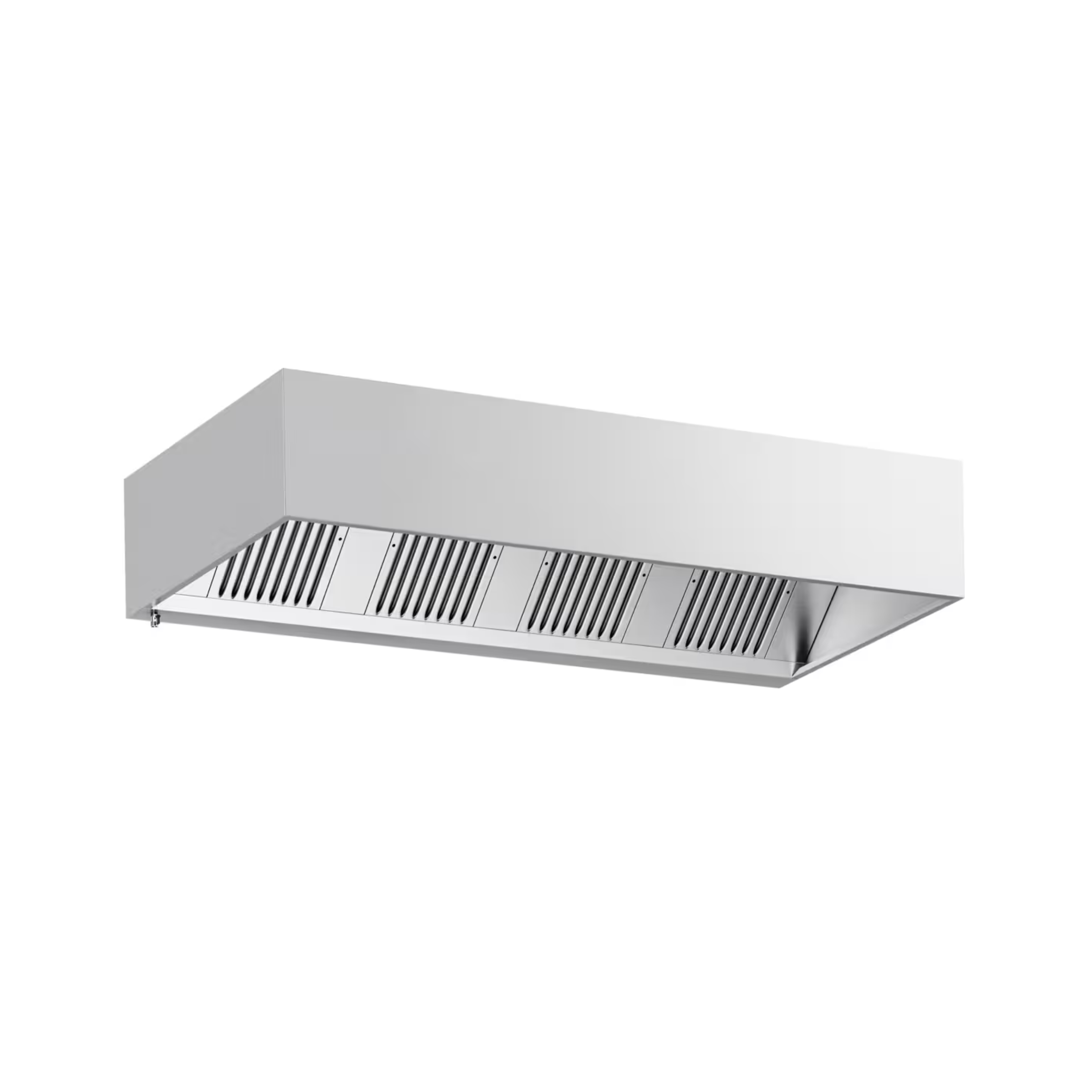 Kaer Cometa Cubic Wall-Mounted Hood - AISI 430 Stainless Steel - 95x250x40cm