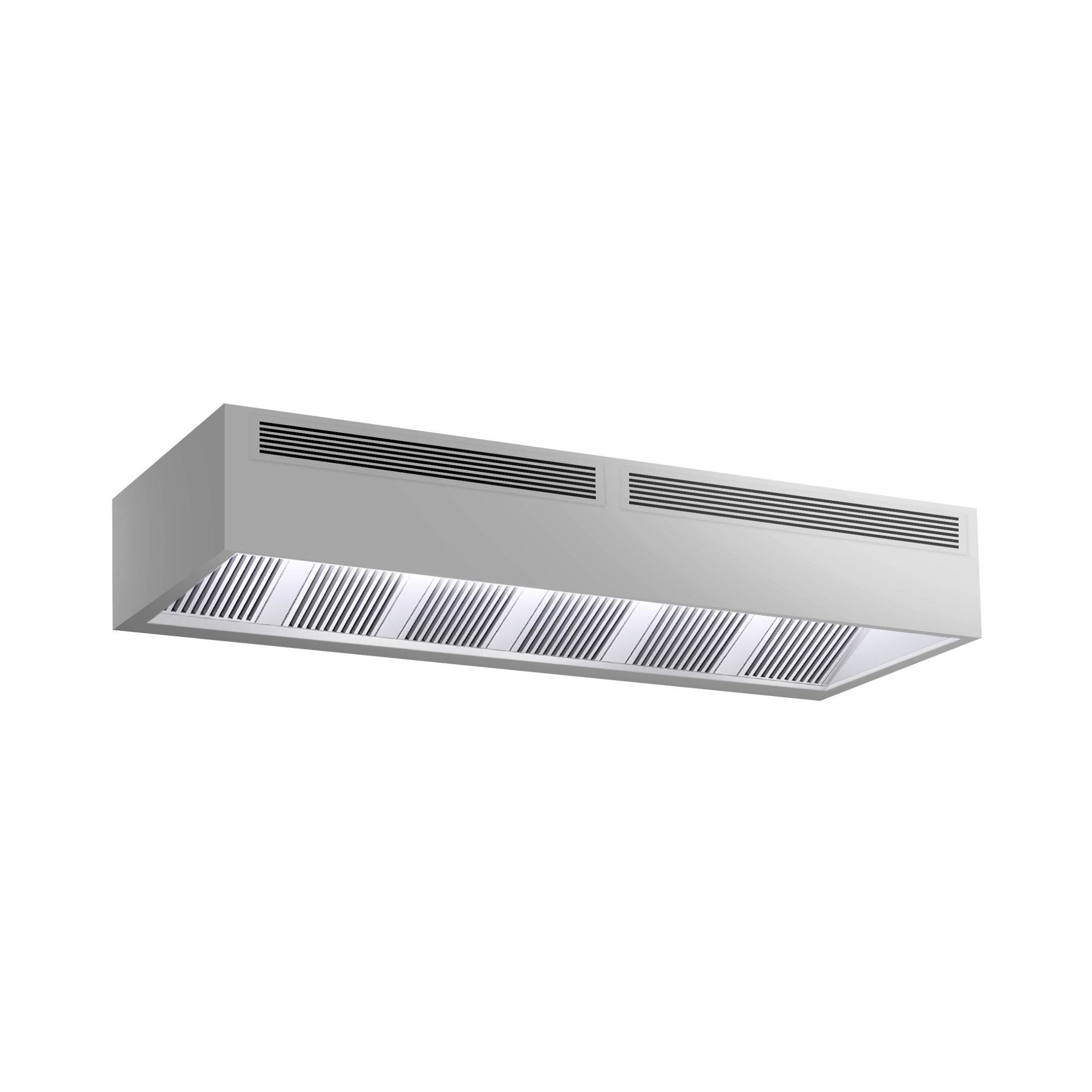 Kaer Cometa Cubic Wall Hood - AISI 430 Stainless Steel - 95x350x40cm