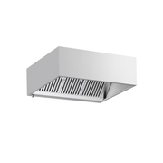 Kaer Cometa Joker Cubic Wall-Mounted Hood with Lighting - AISI 430 Stainless Steel - 90x150x45cm