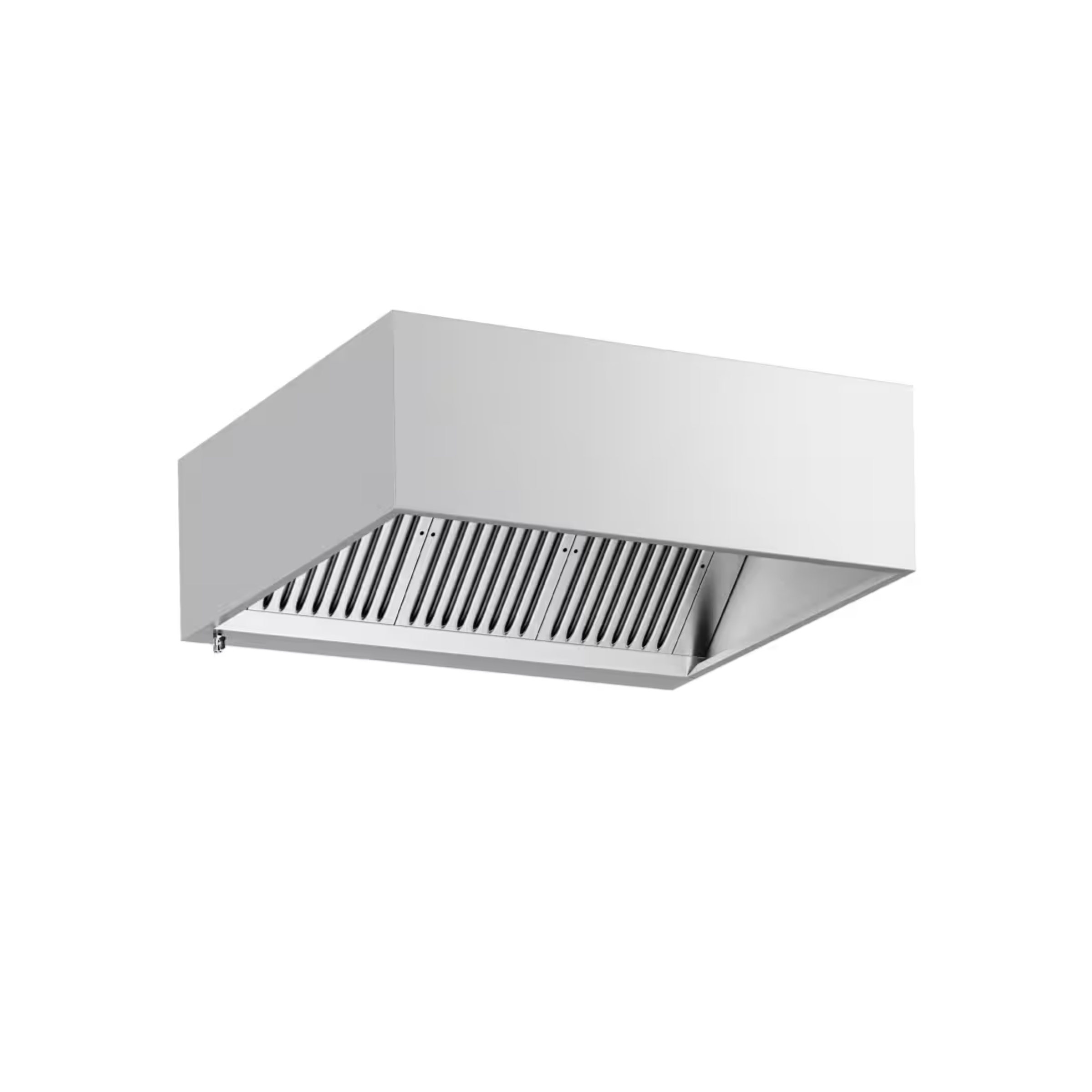 Kaer Cometa Joker Cubic Wall-Mounted Hood with Lighting - AISI 430 Stainless Steel - 90x150x45cm