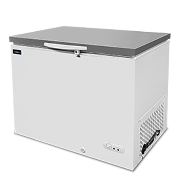 Chest Freezer | 358L | White/Acier inoxydable | -18°C to -25°C | statique Cooling - Unninox - image 2