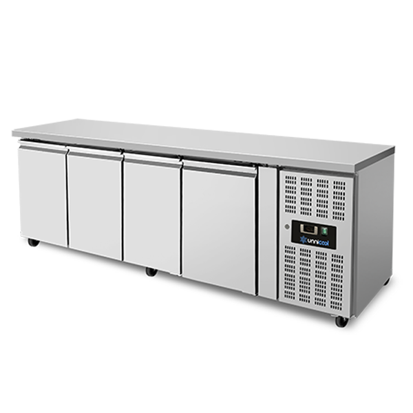 FREEZER Comptoir – 4 portes – SANS DOSSERET 223x70x85cm - Unninox - image 3