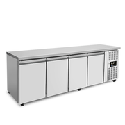 Refrigerated Comptoir – 4 portes – SANS DOSSERET - 2230x700x850mm - Unninox - image 2