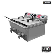 électrique Fryer 2x8L Budget - Unninox - image 2