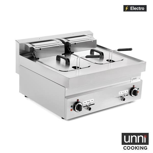 électrique Fryer 2x10L - Unninox - image 3