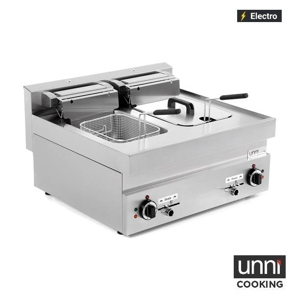 électrique Fryer 2x10L - Unninox - image 4