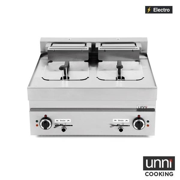 électrique Fryer 2x10L - Unninox