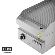 électrique Griddle – Grooved – E65GP10B-G - Unninox - image 4