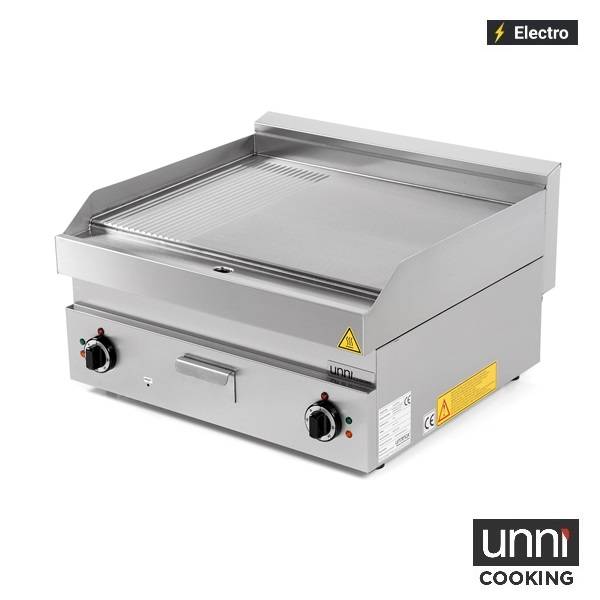 électrique Griddle – 1/3 Grooved - Unninox - image 2