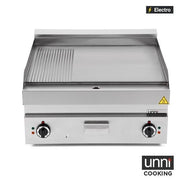 électrique Griddle – 1/3 Grooved - Unninox