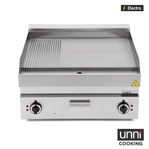 électrique Griddle – 1/3 Grooved - Unninox
