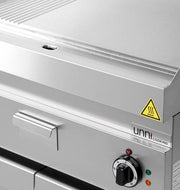 électrique Griddle – 1/3 Grooved - Unninox - image 5